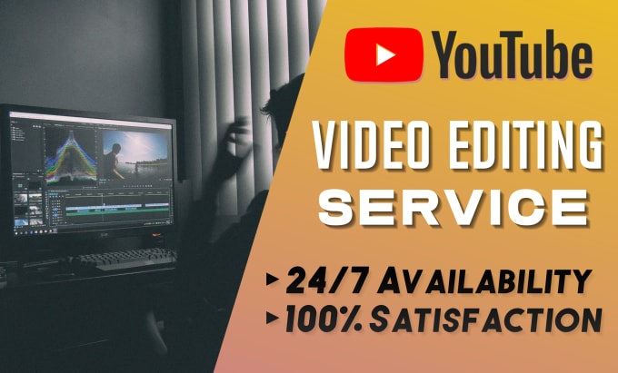 Gig Preview - Do professional video editing for youtube within 24 hours