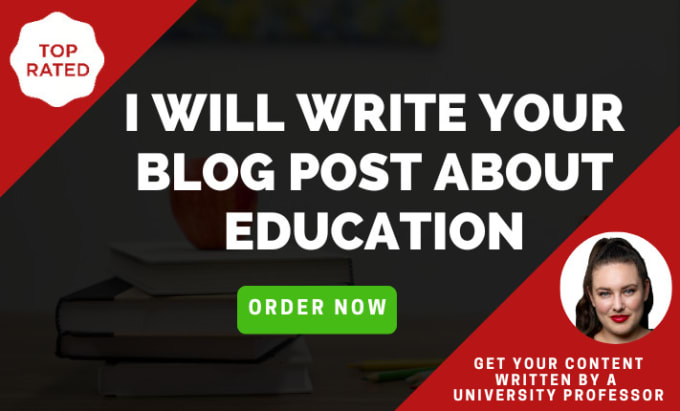 Gig Preview - Write your education articles or blog posts