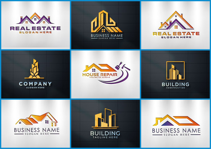 Gig Preview - Do real estate, construction, mortgage, property, roofing, plumbing logo