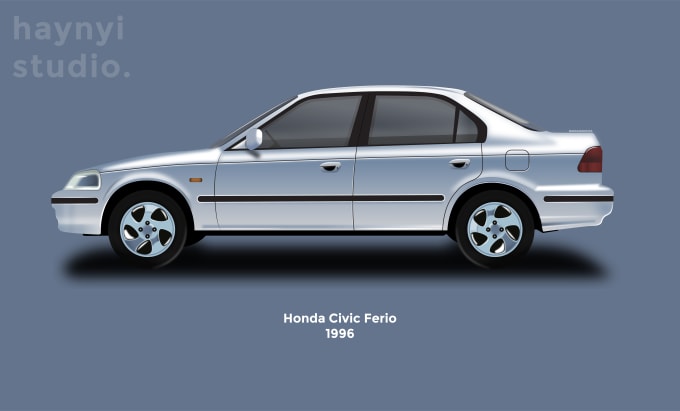 Gig Preview - Draw vector illustration of your car, bike or any vehicle