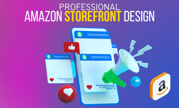 Gig Preview - Design an amazon storefront or create an amazon brand store