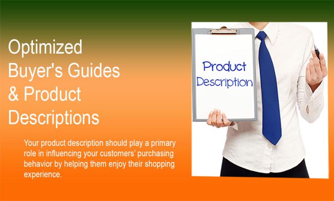 Gig Preview - Write highly optimized buyers guide