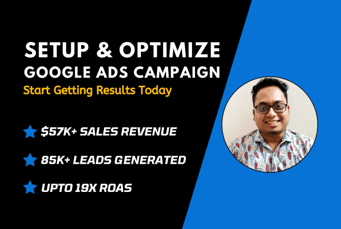 Gig Preview - Setup and optimize google ads campaign for best results