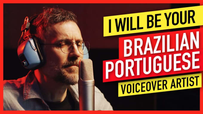 Gig Preview - Be friendly, sincere, male  voice over narrator in  brazilian