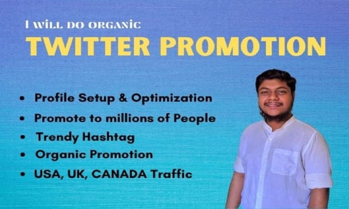 Gig Preview - Do organic twitter promotion and trend post