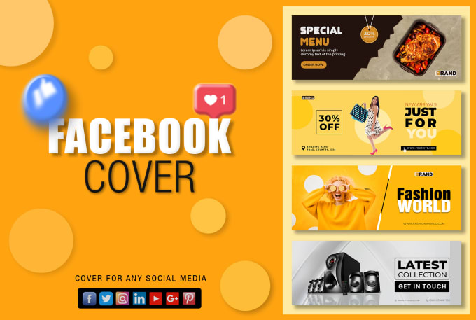 Gig Preview - Do attractive facebook cover design, banner, ads