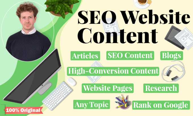 Gig Preview - Write high conversion SEO website content