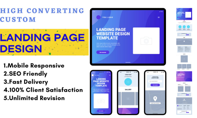 Bestseller - create a responsive landing page design