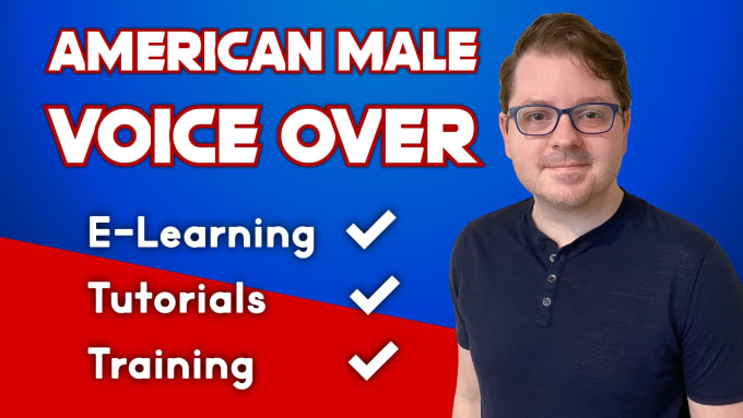 Gig Preview - Record a professional male elearning tutorial narration in english