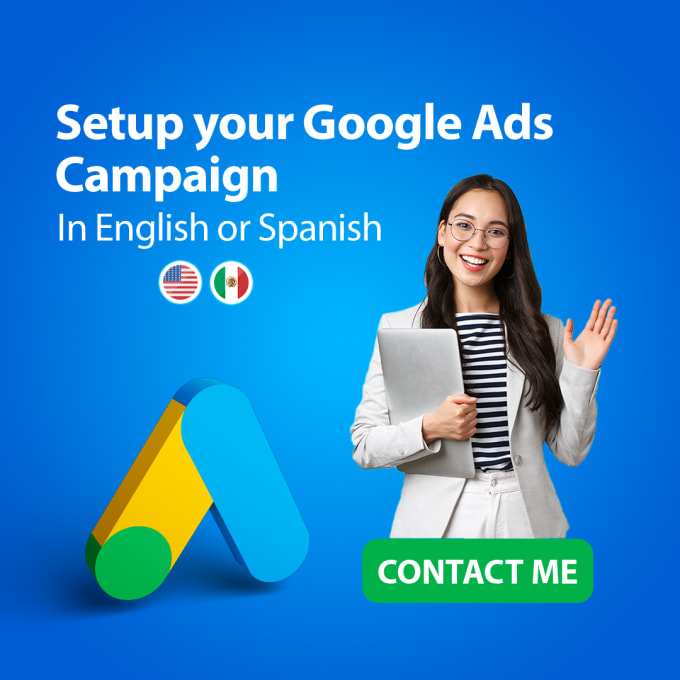 Gig Preview - Setup your google ads PPC campaign, in english or spanish