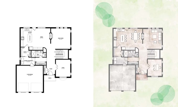 Gig Preview - Draw 2d floor plans, elevations and furniture layouts