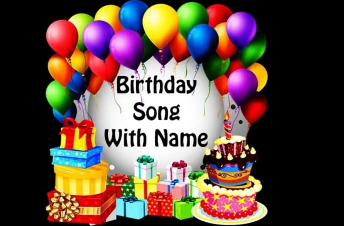 Gig Preview - Make happy birthday song with your name in 2 hrs