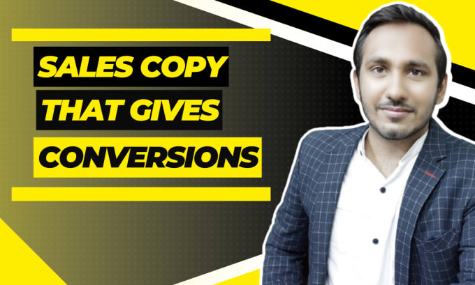 Gig Preview - Write sales copy that instantly converts visitors into customers