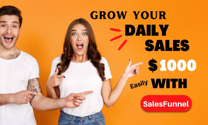 Gig Preview - Create your a high converting sales funnel in clickfunnel landingpage