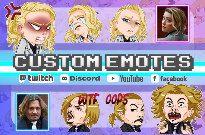 Gig Preview - Create twitch emotes or stickers for streamers