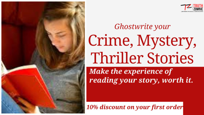 Bestseller - ghostwrite a crime, thriller, mystery short story or novel