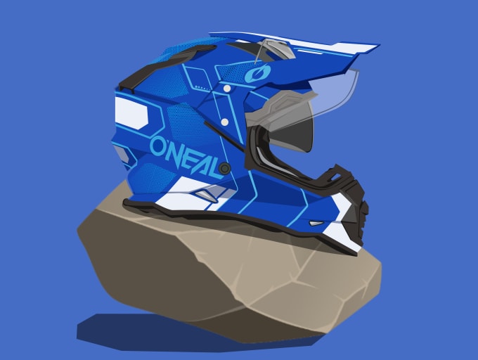 Gig Preview - Make your helmet into an awesome vector art