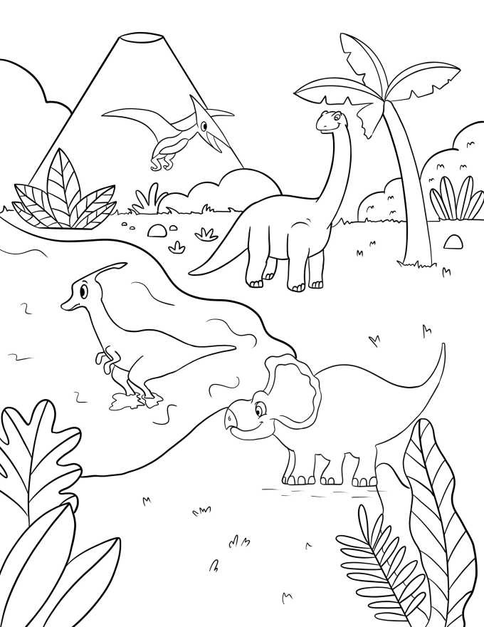 Gig Preview - Draw unique coloring book pages for children