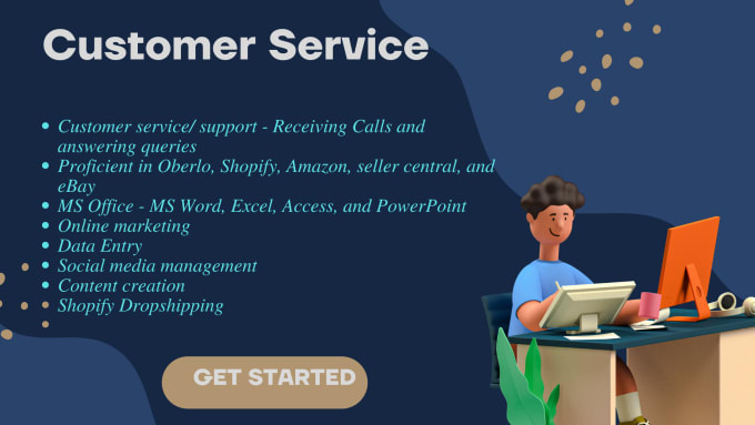 Gig Preview - Provide customer service for your ecommerce store