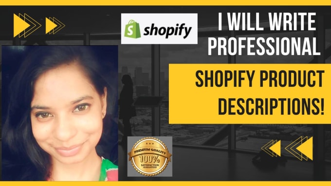 Gig Preview - Write professional shopify product description