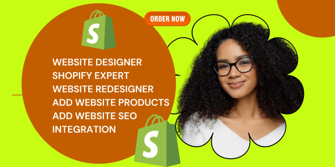 Gig Preview - Be your shopify website designer, shopify website redesign and shopify seo