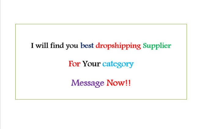 Gig Preview - Find best dropshipping supplier for your category