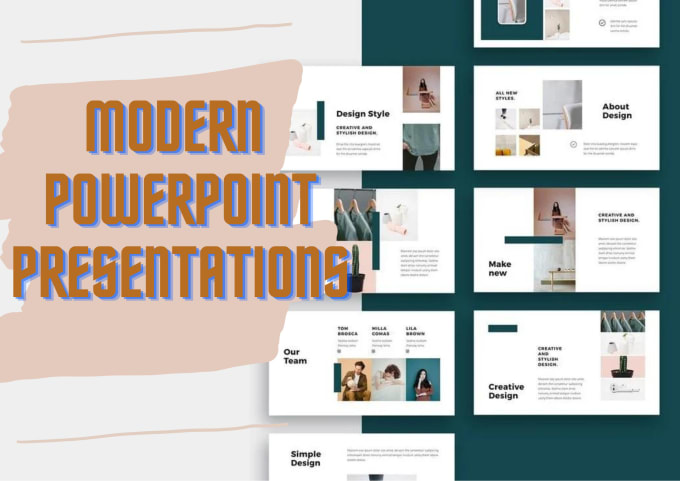 Gig Preview - Design professional powerpoint presentation and modern ppt slide