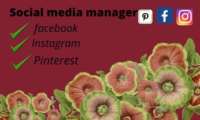 Gig Preview - Be your social media manager