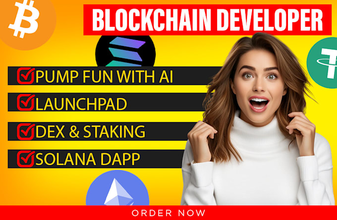 Gig Preview - Be your blockchain developer for dex, launchpad, pump fun with ai agent