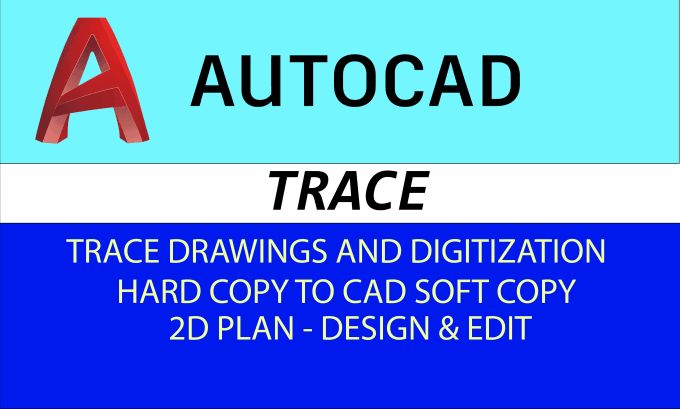 Bestseller - draw, trace, draft anything in autocad 2d