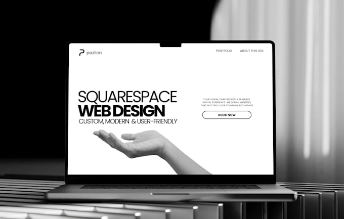 Gig Preview - Design a branded squarespace website