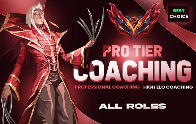 League of Legends NA Coaching High ELO Coach (Diamond 1) hourly session  card