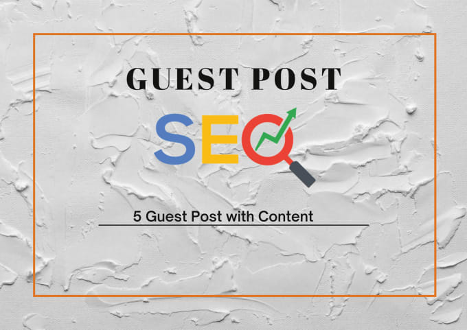 Gig Preview - Write and publish 5 guest posts on 90 da sites