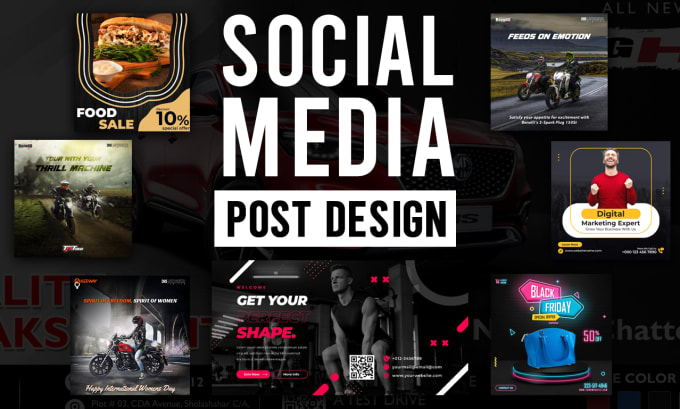 Gig Preview - Design your social media post, facebook and instagram posts