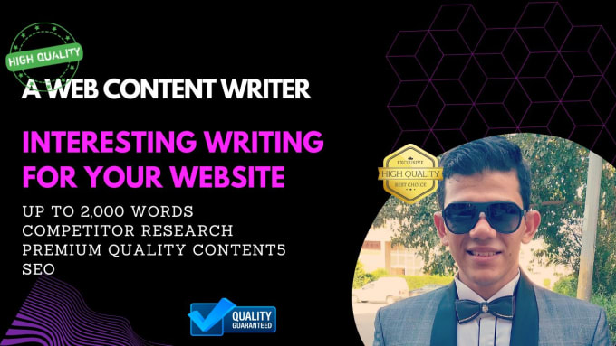 Gig Preview - Be an SEO content writer or a web content writer