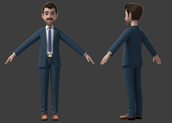 Gig Preview - Create 3d cartoon character for game and animation