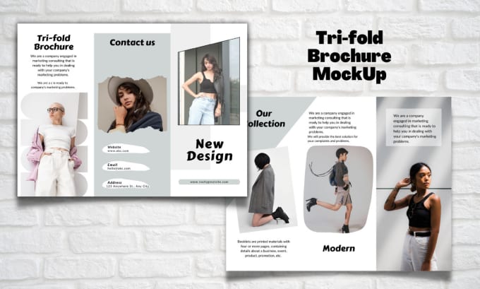 Gig Preview - Design trifold brochure, flyer, menu, magazine cover, canva