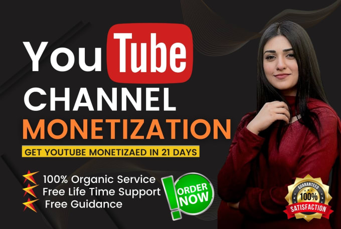 Gig Preview - Do organic youtube channel promotion for monetization