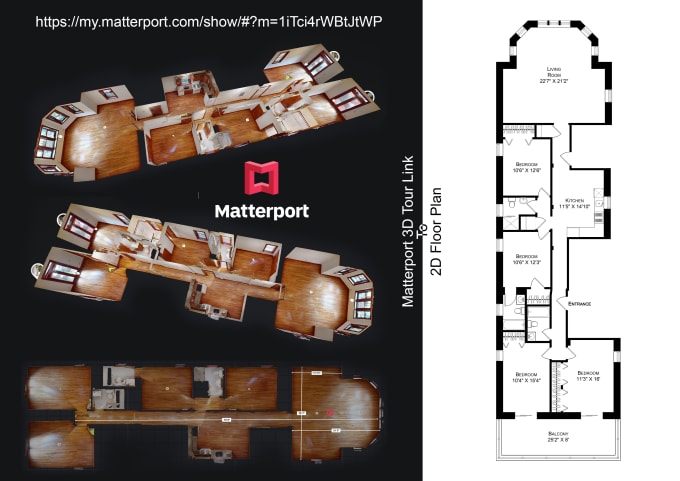 Gig Preview - Do 2d floor plan from matterport 3d tours in auto cad