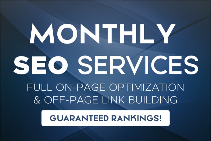 Gig Preview - Do white hat monthly SEO service for google 1st ranking