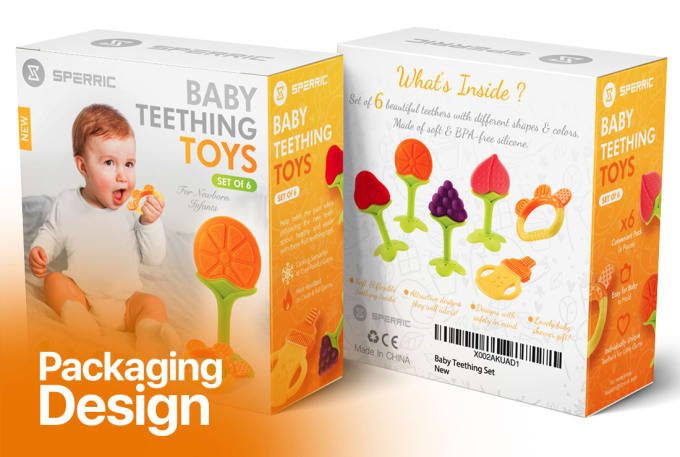 Bestseller - design your unique baby product and toys packaging