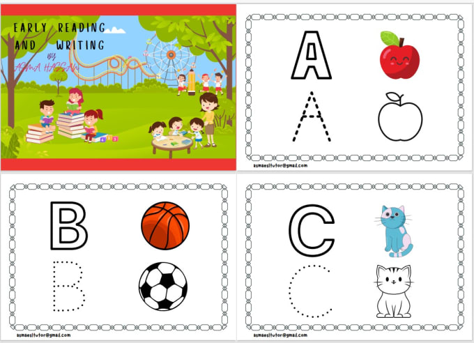 Gig Preview - Design professional tracing worksheets for kids