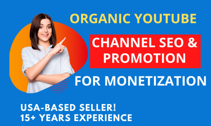 Gig Preview - Do organic promotion of youtube channel for monetization SEO