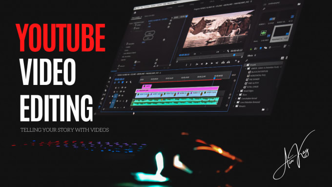 Bestseller - do professional youtube video editing within 24 hours