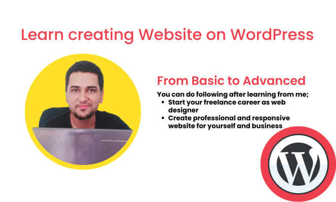 Gig Preview - Be your wordpress teacher and teach you online on zoom