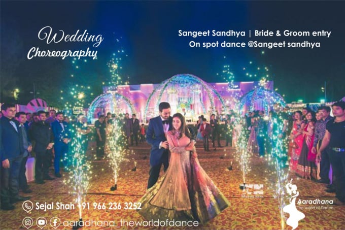 Gig Preview - Choreograph bollywood dance for your wedding