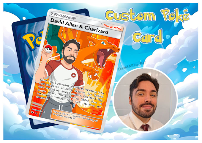 Gig Preview - Draw your custom pokemon tcg card