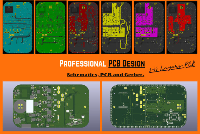 Gig Preview - Do pcb design using kicad, easyeda, altium and eaglecad