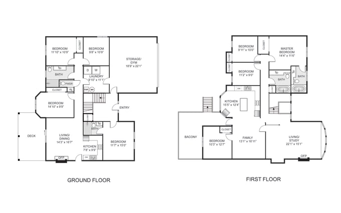 Gig Preview - Make 2d floor plan for real estate agent