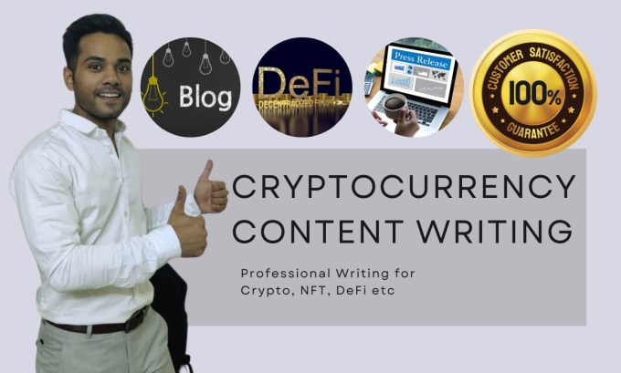 Gig Preview - Be your crypto content writer